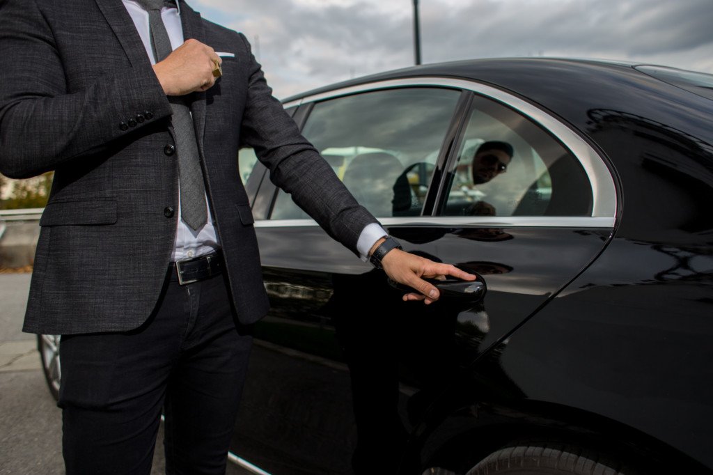 car limousine door